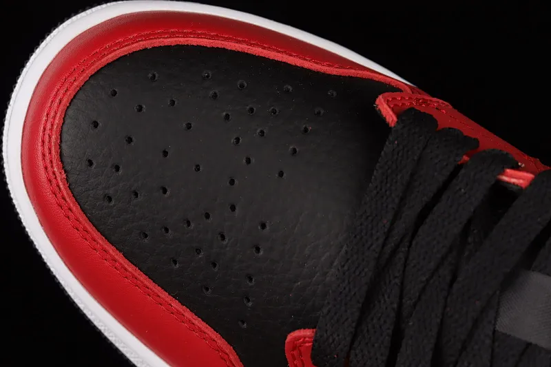 All categories Air Jordan Jordan series basketball shoes Air Jordan 1 Low Z version Air Jordan 1 Low AJ1 Joe 1 new black and red low-top cultural basketball shoes 553560-605